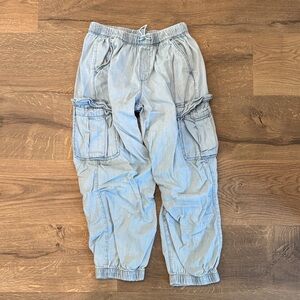 GAP Kids Light Blue Cargo Joggers
